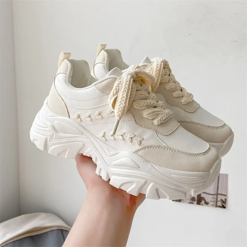 Women's Chunky Sneakers Brand Running Shoes for Women Fashion Platform Vulcanize Shoes Breathable Casual Zapatillas De Mujer
Women's Chunky Sneakers Brand Running Shoes for Women Fashion Platform Vulcanize Shoes Breathable Casual Zapatillas De Mujer