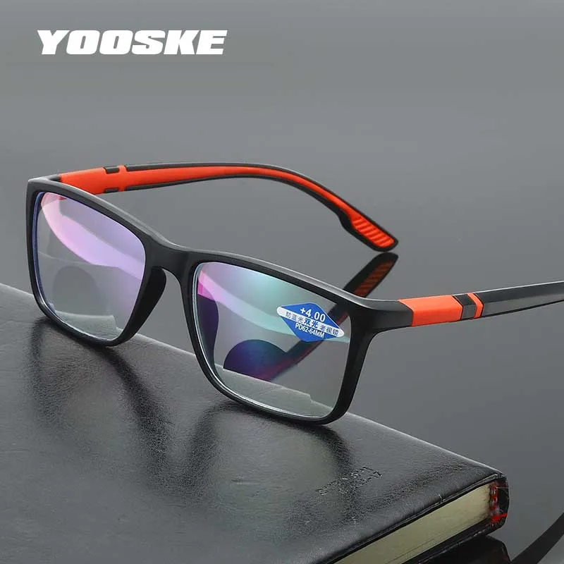 YOOSKE Bifocal Reading Glasses Men Ultralight Square Eyeglasses Women Vintage Optical Presbyopic Glasses Power Computer Eyewear
YOOSKE Bifocal Reading Glasses Men Ultralight Square Eyeglasses Women Vintage Optical Presbyopic Glasses Power Computer Eyewear