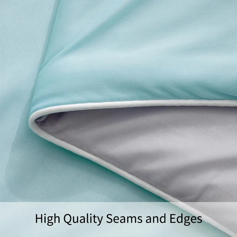 

Lightweight With Bed Cooled Cold For Double Comforter Cooling Quilt Condition Summer Side Blanket & Air Silky Fabric