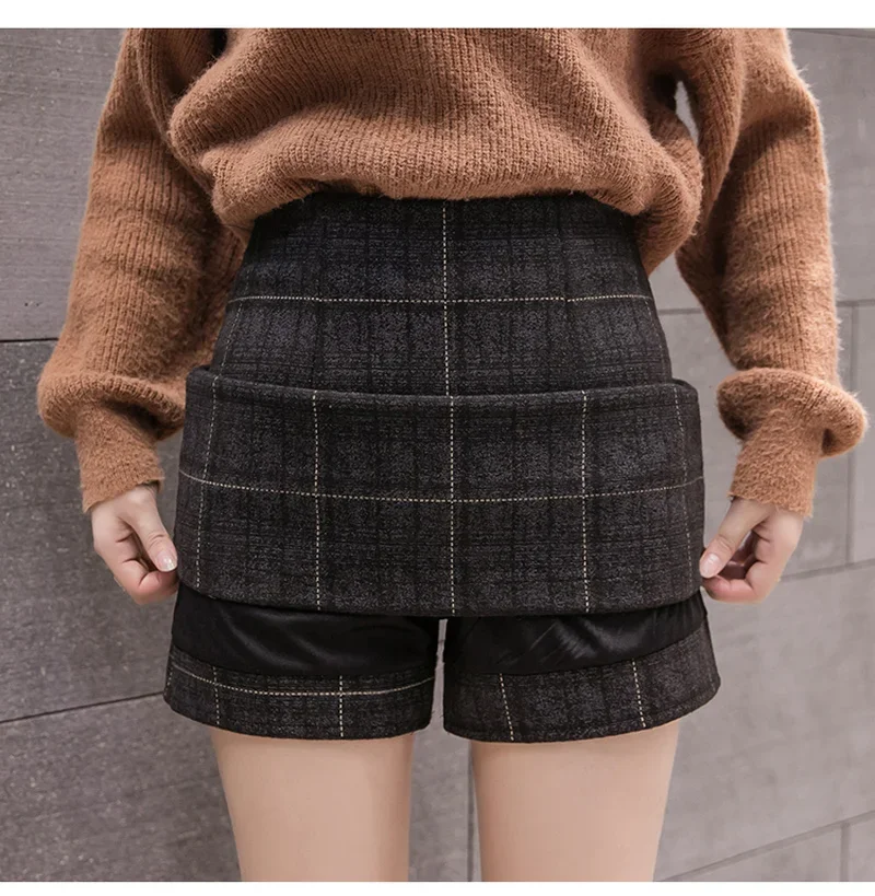 Hight Waist Skirts Fashion Female Warmth Wool Mini Plaid Spring Popular Skirt New Women Autumn Winter Chic Thicken Woolen Skirt
Hight Waist Skirts Fashion Female Warmth Wool Mini Plaid Spring Popular Skirt New Women Autumn Winter Chic Thicken Woolen Skirt