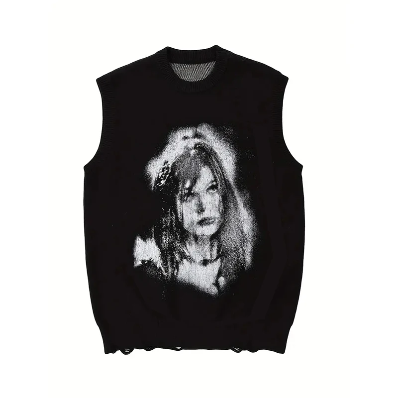 Футболка мужская уличная в стиле хип-хоп, Готическая водоотталкивающая рубашка в стиле ретро, Повседневная футболка для молодых девушек, летняя футболка без рукавов, Y2K 
Футболка мужская уличная в стиле хип-хоп, Готическая водоотталкивающая рубашка в стиле ретро, Повседневная футболка для молодых девушек, летняя футболка без рукавов, Y2K