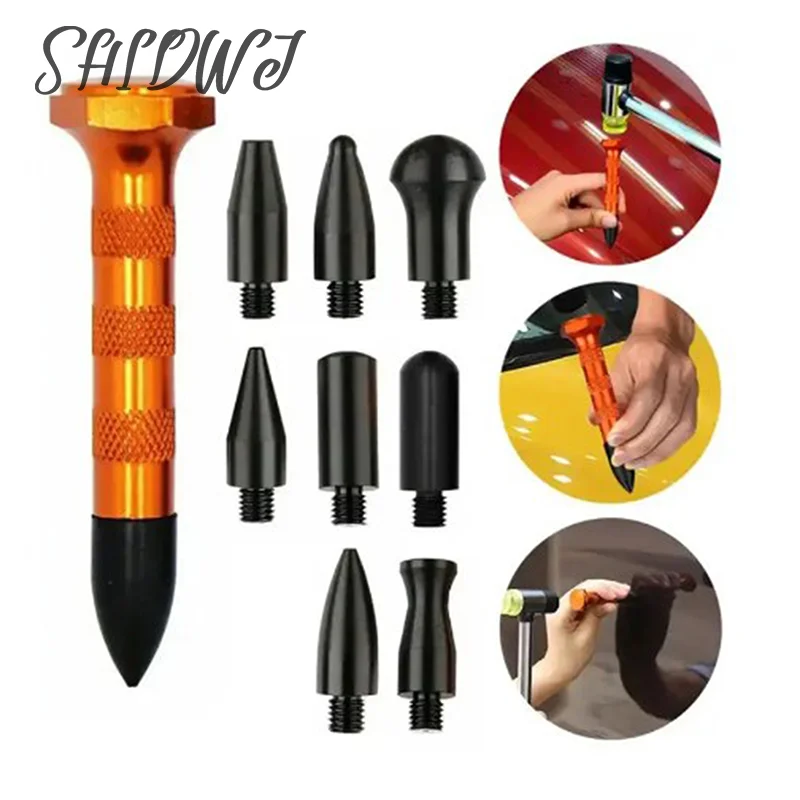 Paintless Auto Knockdown Tap Down Pen Dent Removal Hand Tool Car Body Dent Repair Tool for Dent Removal Hail
Paintless Auto Knockdown Tap Down Pen Dent Removal Hand Tool Car Body Dent Repair Tool for Dent Removal Hail