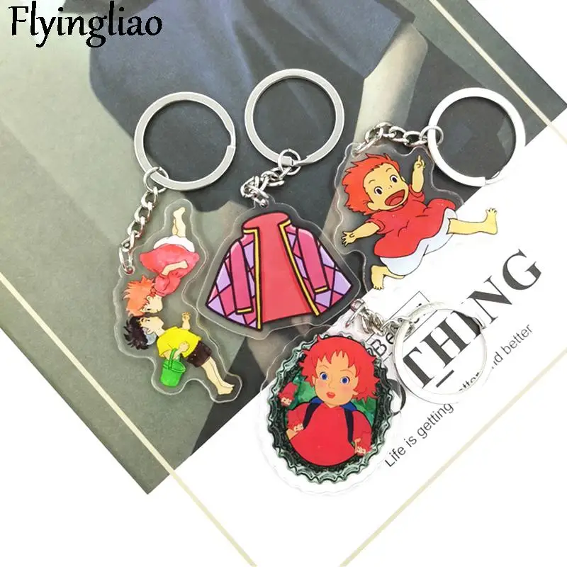 Ponyo on the Cliff Lovely key chain animal key chain women's bag pendant acrylic key chain Charm Key Chain Jewelry Gift
Ponyo on the Cliff Lovely key chain animal key chain women's bag pendant acrylic key chain Charm Key Chain Jewelry Gift