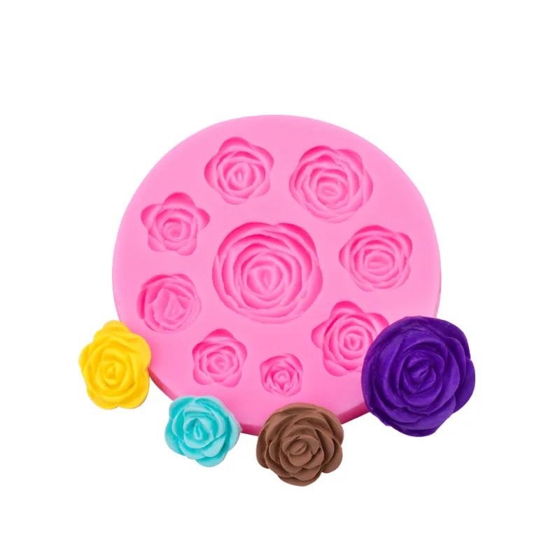 9 Cells Rose Flower Easter Ramadan Holiday Baking Cake Model Silicone Mold Cake Sugar Chocolate Cake Edge Decoration Glue Mold
9 Cells Rose Flower Easter Ramadan Holiday Baking Cake Model Silicone Mold Cake Sugar Chocolate Cake Edge Decoration Glue Mold