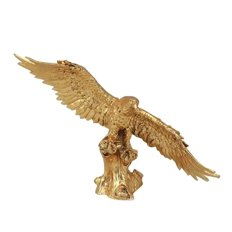 European Style Electroplating Aigle Statut Office Decoration Modern Luxury Golden Decoration De Bureau Resin Eagle Ornaments
European Style Electroplating Aigle Statut Office Decoration Modern Luxury Golden Decoration De Bureau Resin Eagle Ornaments