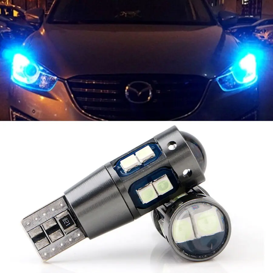 2Pcs T10 10SMD 3030 W5W LED Canbus Error Free Car Side Wedge Light Bulb 
2Pcs T10 10SMD 3030 W5W LED Canbus Error Free Car Side Wedge Light Bulb