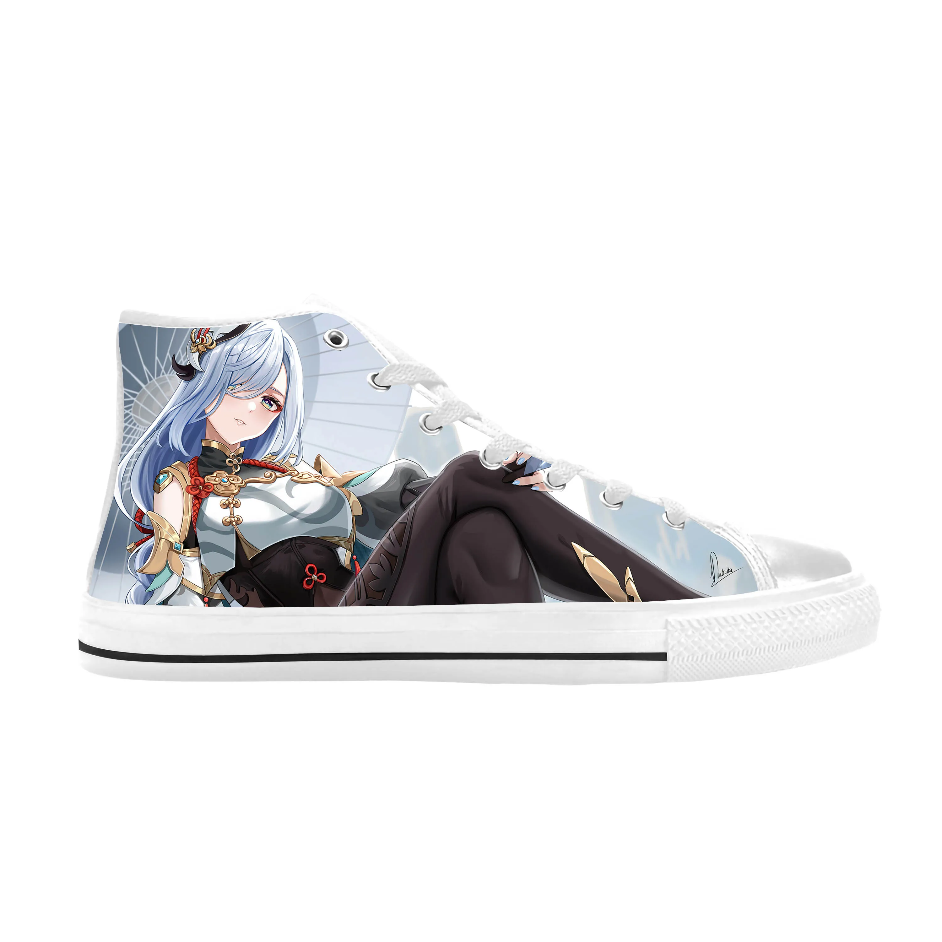 Anime Manga Cartoon Game Genshin Impact Shenhe Casual Cloth Shoes High Top Comfortable Breathable 3D Print Men Women Sneakers
Anime Manga Cartoon Game Genshin Impact Shenhe Casual Cloth Shoes High Top Comfortable Breathable 3D Print Men Women Sneakers