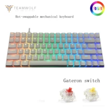 Metoo AK84 RGB Hot plug Gaming Mechanical Keyboard Gateron Yellow/Red Switch 84 Keys Wired detachable cable Music rhythm
Metoo AK84 RGB Hot plug Gaming Mechanical Keyboard Gateron Yellow/Red Switch 84 Keys Wired detachable cable Music rhythm