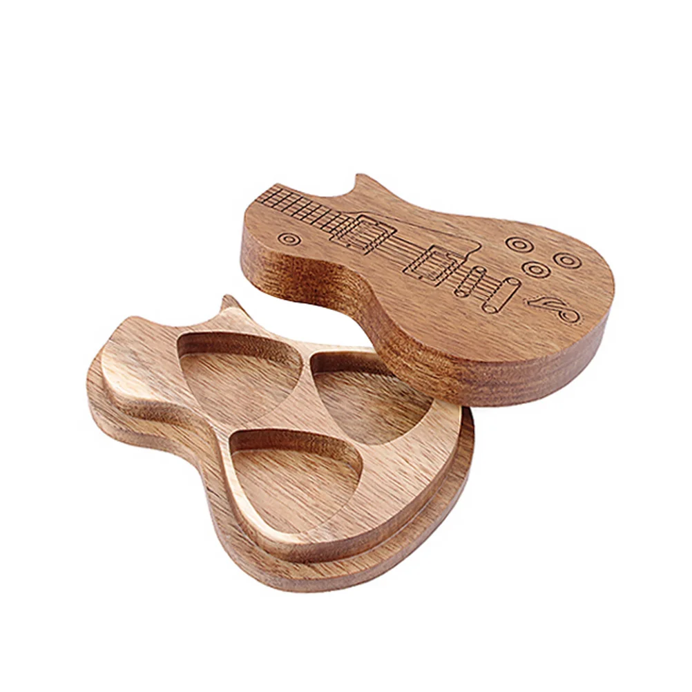Guitar Top and Bottom Cover Pick Case Handmade Wooden Guitar Pick Box For Guitarist Music Lovers Gifts (Light Brown)
Guitar Top and Bottom Cover Pick Case Handmade Wooden Guitar Pick Box For Guitarist Music Lovers Gifts (Light Brown)