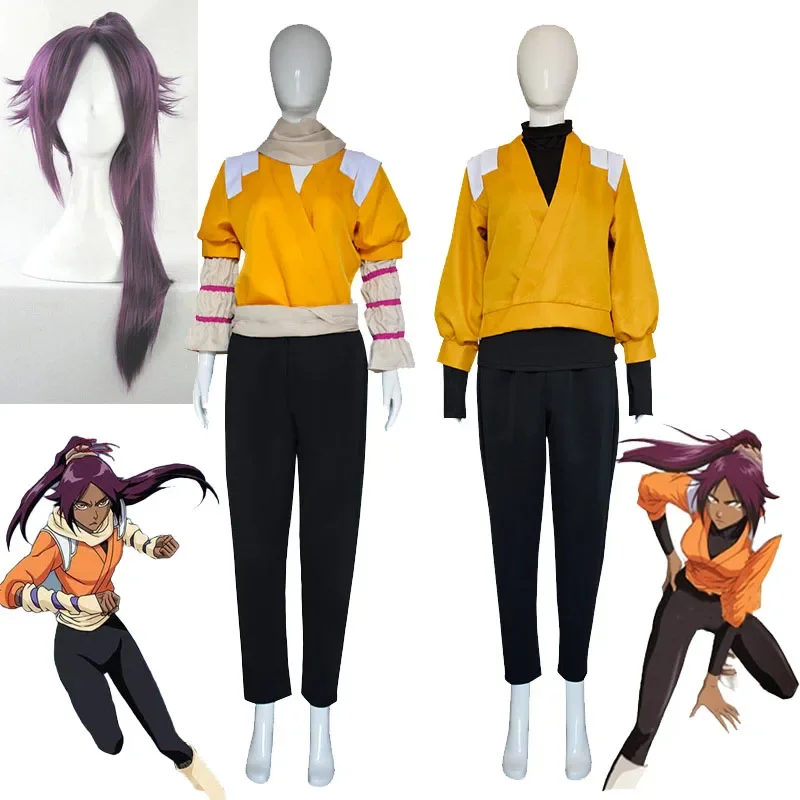 Bleach Shihouin Yoruichi Cosplay Costume Gotei 13 Captain Combat Uniform Sets Anime Women's Wig Headgear
Bleach Shihouin Yoruichi Cosplay Costume Gotei 13 Captain Combat Uniform Sets Anime Women's Wig Headgear