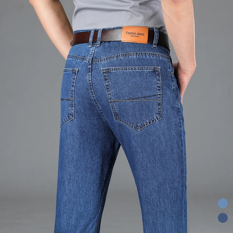 2023 Spring Summer High Quality Jeans Men Brand Denim 100%Cotton Men's Business Loose Straight Long Trousers Large Size 40 42
2023 Spring Summer High Quality Jeans Men Brand Denim 100%Cotton Men's Business Loose Straight Long Trousers Large Size 40 42