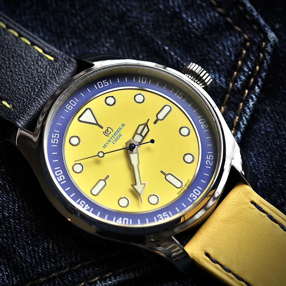 43mm Mystery Code Sapphire Titanium Hypoallergenic Men's Big Pilot Quartz Watch Luminous Waterproof Luxury Switzerland Movement
43mm Mystery Code Sapphire Titanium Hypoallergenic Men's Big Pilot Quartz Watch Luminous Waterproof Luxury Switzerland Movement