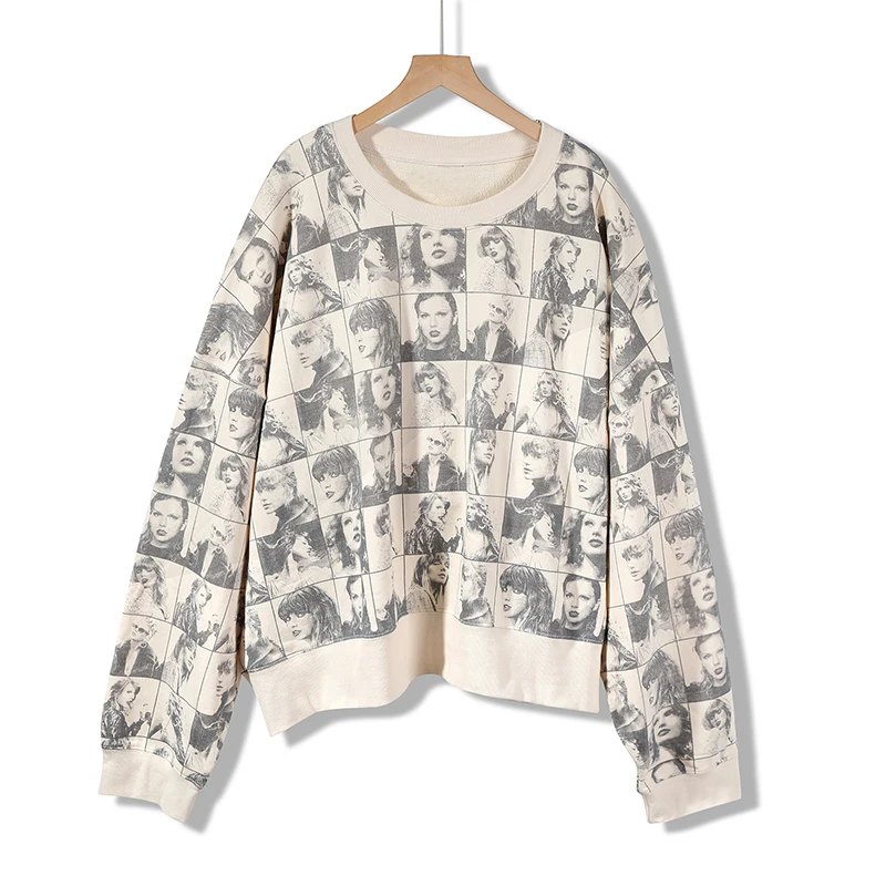 Taylor Swift The Eras Tour Cropped Pullover Sweatshirt Print Cotton Oversized Crewneck Hoodie Women Men Autumn Winter Clothing
Taylor Swift The Eras Tour Cropped Pullover Sweatshirt Print Cotton Oversized Crewneck Hoodie Women Men Autumn Winter Clothing