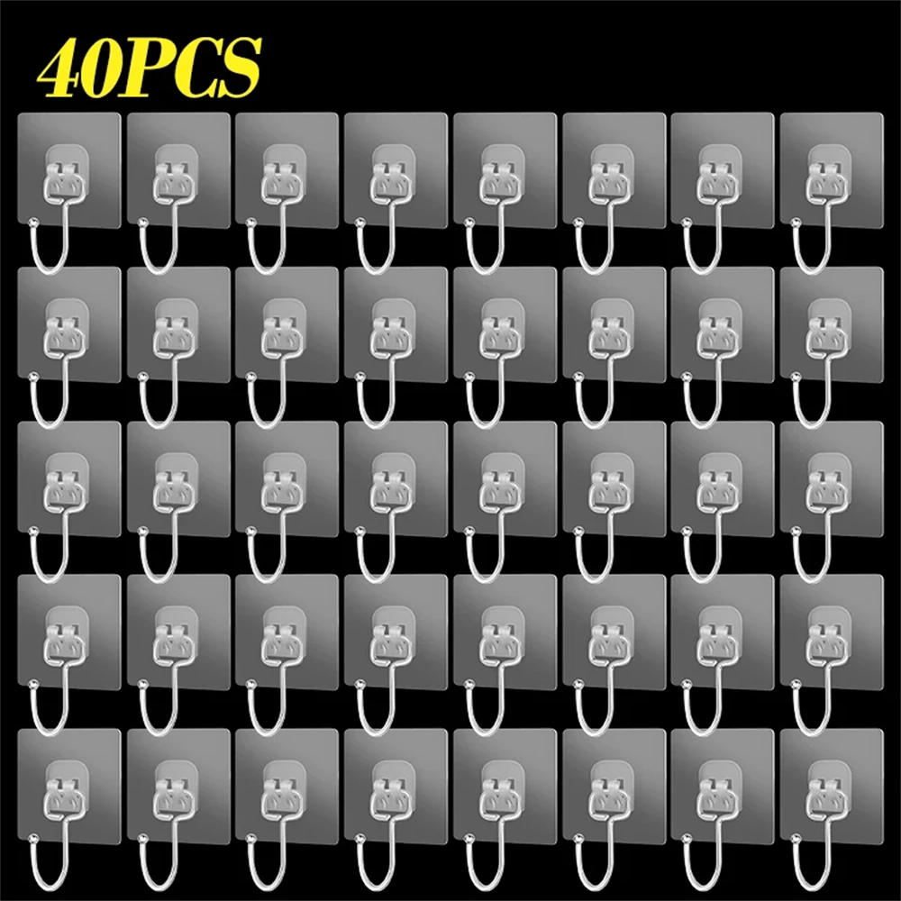 Big Size Hook Self-Adhesive PVC Stainless Steel Transparent Multi-Purpose Wall Holder Door Rack Kitchen Storage Organizer Home
Big Size Hook Self-Adhesive PVC Stainless Steel Transparent Multi-Purpose Wall Holder Door Rack Kitchen Storage Organizer Home