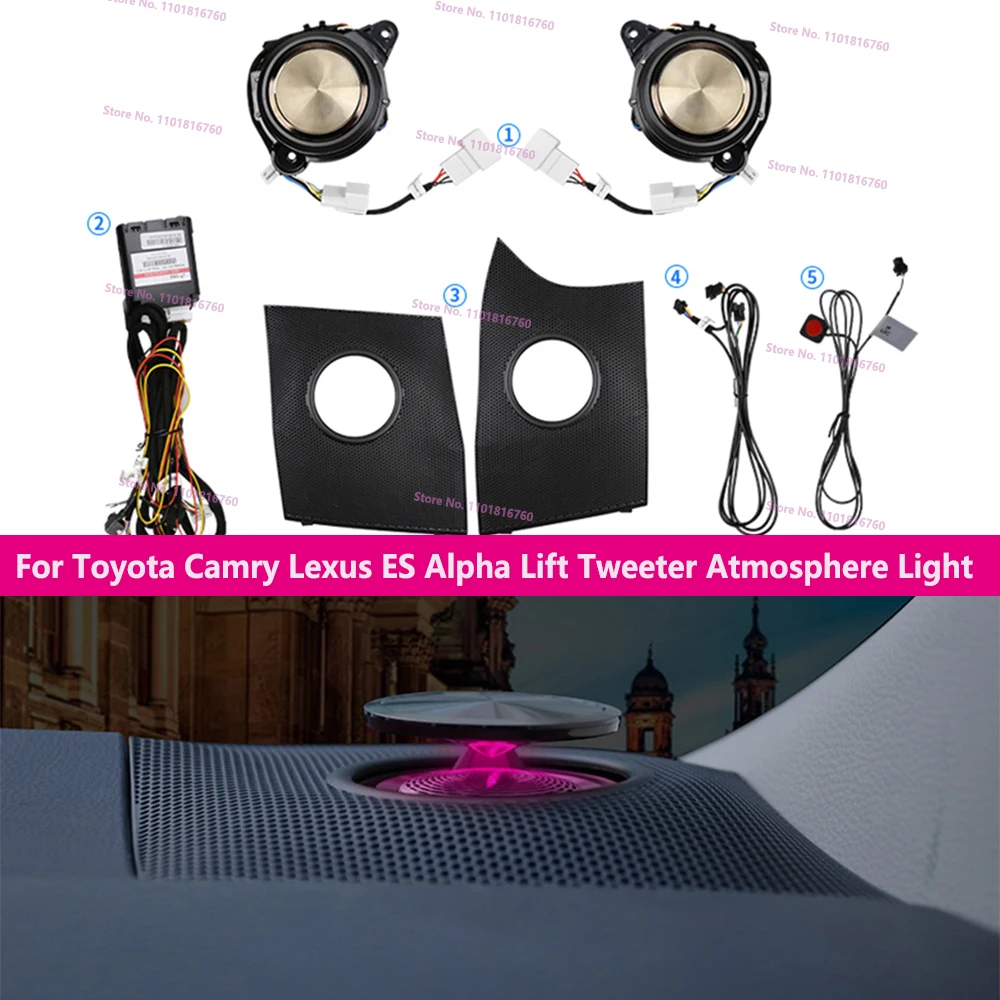 For Toyota Camry Alpha Wilfa LM Lexus ES RAV4 Modified Lift Tweeter Atmosphere Light Glow Ambience Light
For Toyota Camry Alpha Wilfa LM Lexus ES RAV4 Modified Lift Tweeter Atmosphere Light Glow Ambience Light