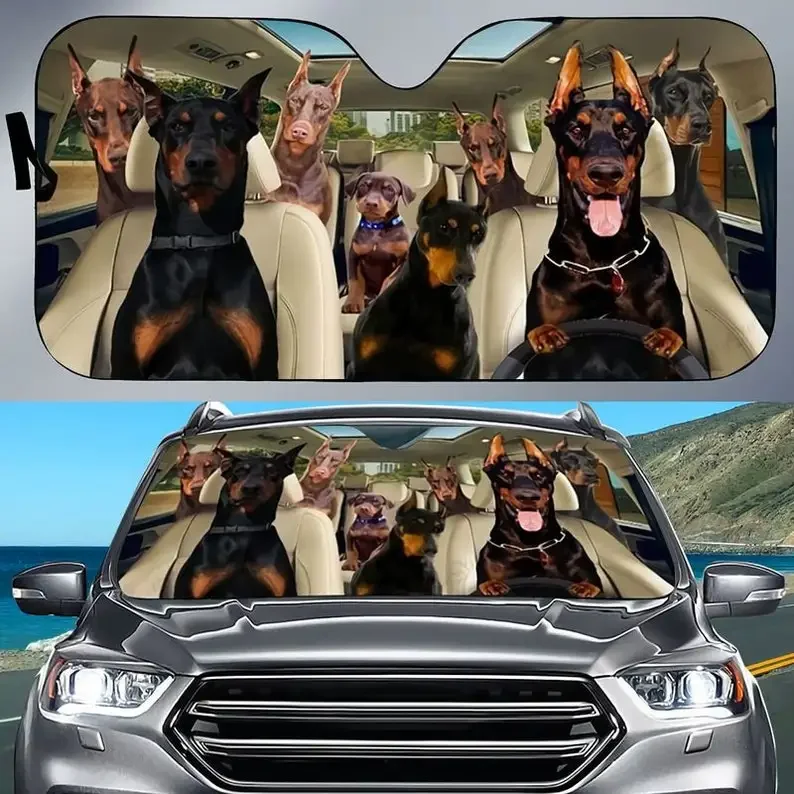Group Of Doberman Car Sunshade Doberman Family Driving Gift For Doberman Lover Windshield Sunshade
Group Of Doberman Car Sunshade Doberman Family Driving Gift For Doberman Lover Windshield Sunshade