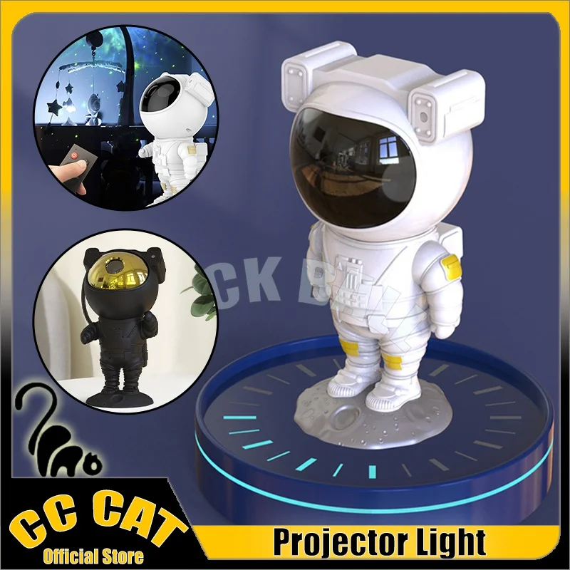 

Astronaut Sky Projection Light Full Sky Star Projection Atmosphere Light Night Lamp Astronaut Light Bedroom Projector Kids Gifts