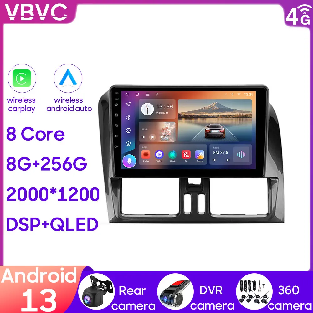 For Volvo XC60 I 1 2008 - 2017 Car Android Head Unit Radio Multimedia Navigation GPS Carplay Stereo Video Player 4G
For Volvo XC60 I 1 2008 - 2017 Car Android Head Unit Radio Multimedia Navigation GPS Carplay Stereo Video Player 4G