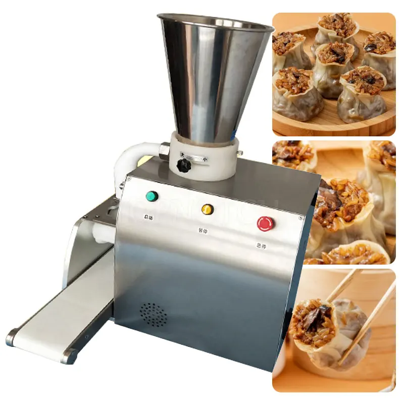 

Small Steamed Dim Sum Making Wonton Wrapping Shaomai Siu Mai Maker Siomai Forming Machine