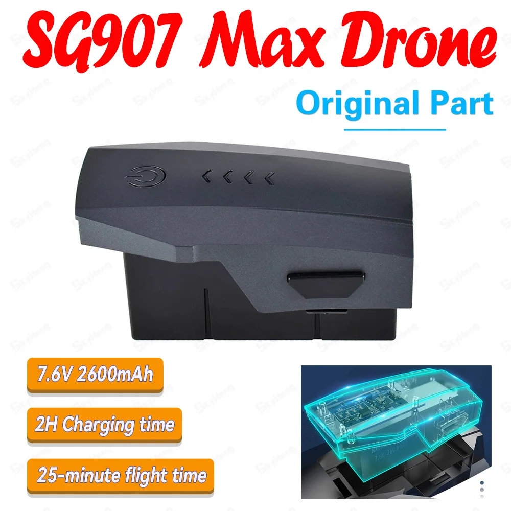 ZLL Original SG907 Max Battery 7.6V 2600mAh 25min Flight Time For SG907 SE 4K Professional Mini Dorn Accessories Parts
ZLL Original SG907 Max Battery 7.6V 2600mAh 25min Flight Time For SG907 SE 4K Professional Mini Dorn Accessories Parts