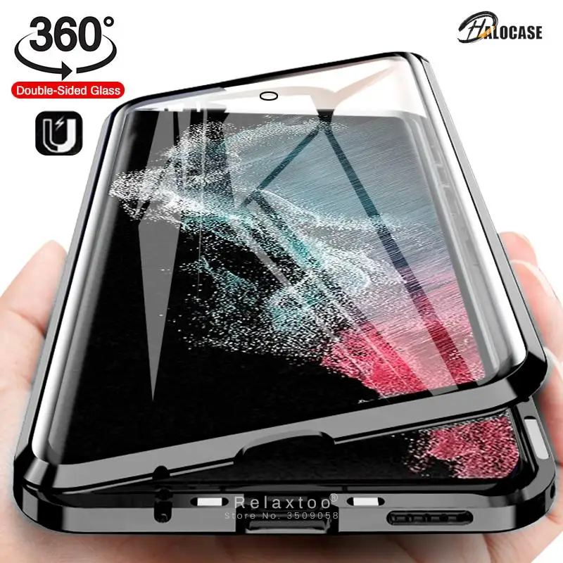 Samung S23 ультра 360 ° двухстороннее закаленное стекло Matel бампер Полная защита крышка для Samsung S22 S21 S20 ультра Магнитный Флип
Samung S23 ультра 360 ° двухстороннее закаленное стекло Matel бампер Полная защита крышка для Samsung S22 S21 S20 ультра Магнитный Флип