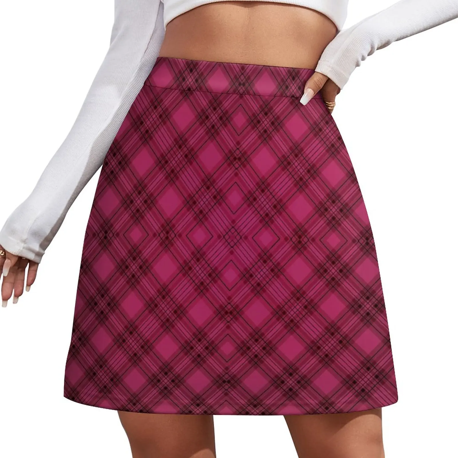Cherry plaid Mini Skirt rave outfits for women kawaii skirt fairy core 
Cherry plaid Mini Skirt rave outfits for women kawaii skirt fairy core