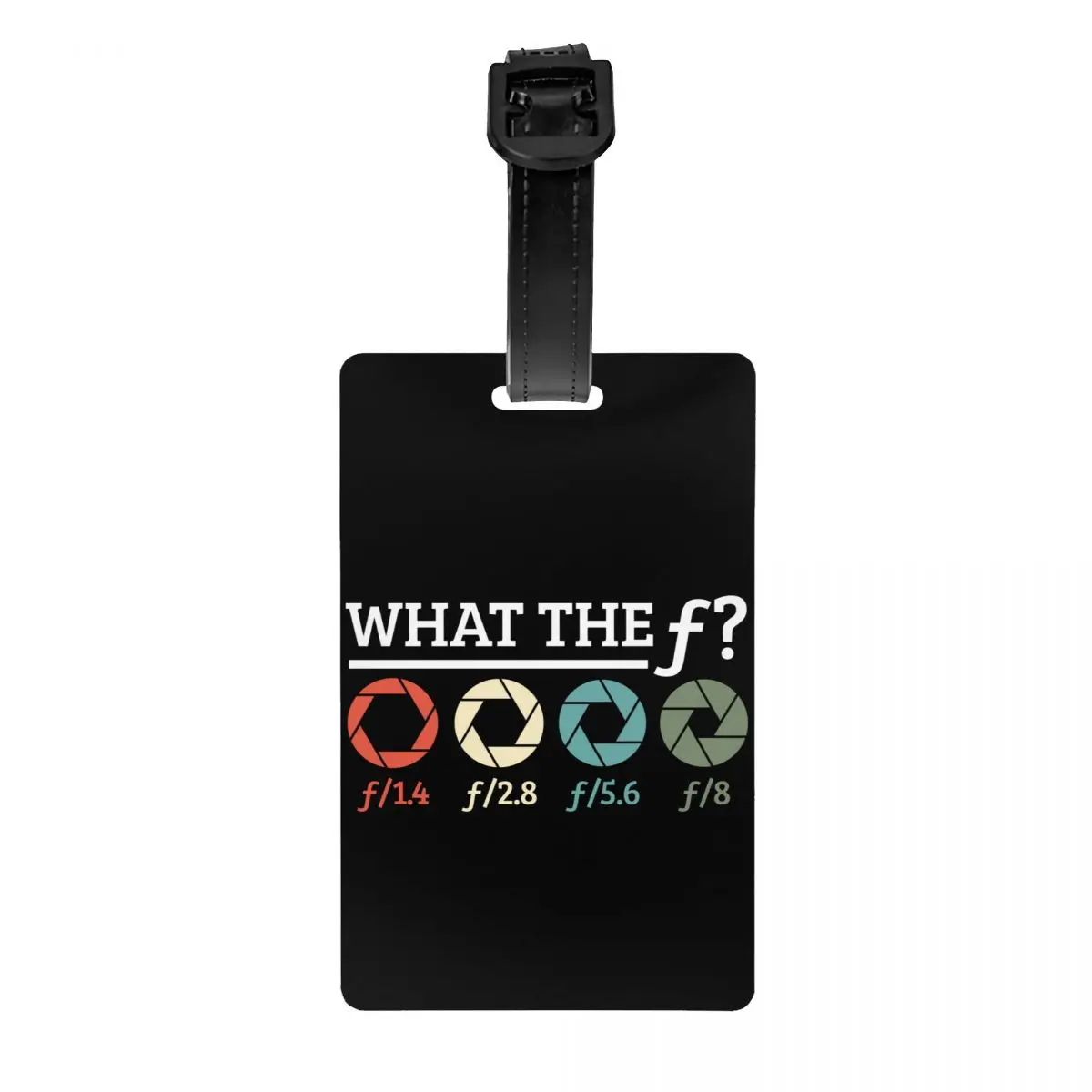 Photographer What The F Luggage Tags for Travel Suitcase Camera Aperture Photography Privacy Cover ID Label
Photographer What The F Luggage Tags for Travel Suitcase Camera Aperture Photography Privacy Cover ID Label