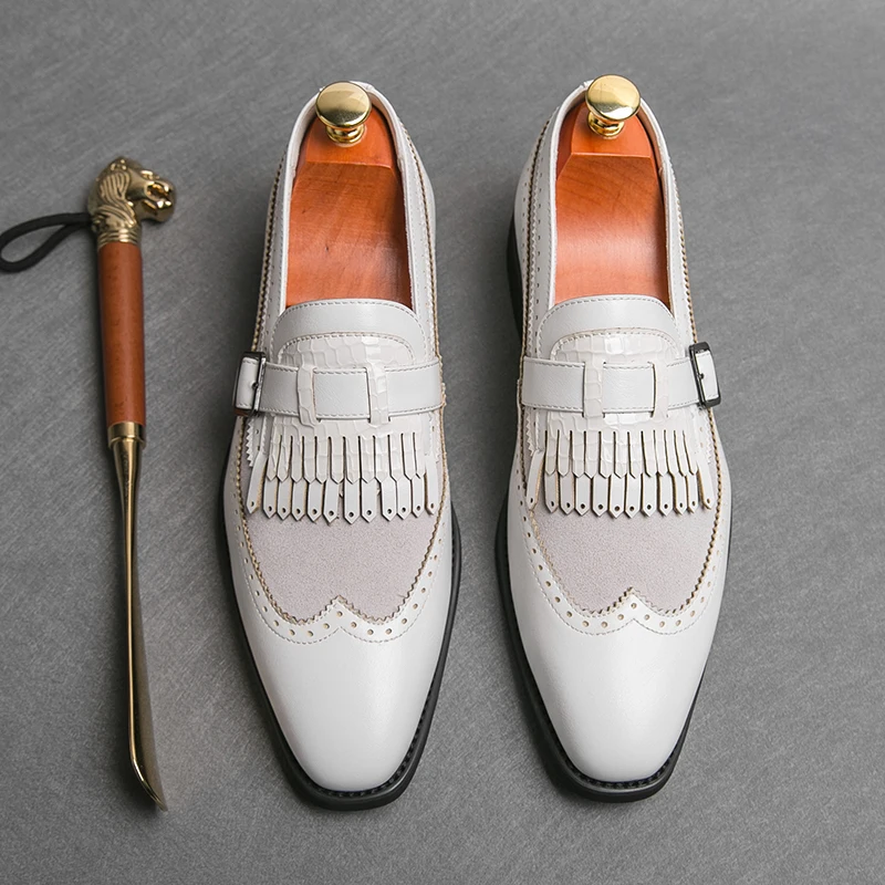 Luxury Men's High-quality Genuine Leather Shoes Fashionable Business Shoes Office Banquet Dress Shoes Men's Formal Shoes
Luxury Men's High-quality Genuine Leather Shoes Fashionable Business Shoes Office Banquet Dress Shoes Men's Formal Shoes