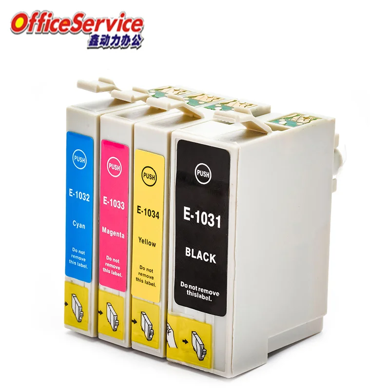 Чернильный картридж T1031, T1032, T1033, T1034, совместим с принтером Epson T40W, TX550W, TX600FW, TX510FN, TX515FN, T1100, T1110
Чернильный картридж T1031, T1032, T1033, T1034, совместим с принтером Epson T40W, TX550W, TX600FW, TX510FN, TX515FN, T1100, T1110