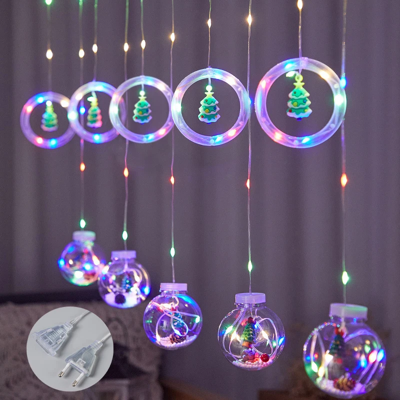 Garland Fairy Lights Led Ball String Curtain Light Outdoor for Party Room New Year's Wedding Christmas Home Festoon Decorations
Garland Fairy Lights Led Ball String Curtain Light Outdoor for Party Room New Year's Wedding Christmas Home Festoon Decorations