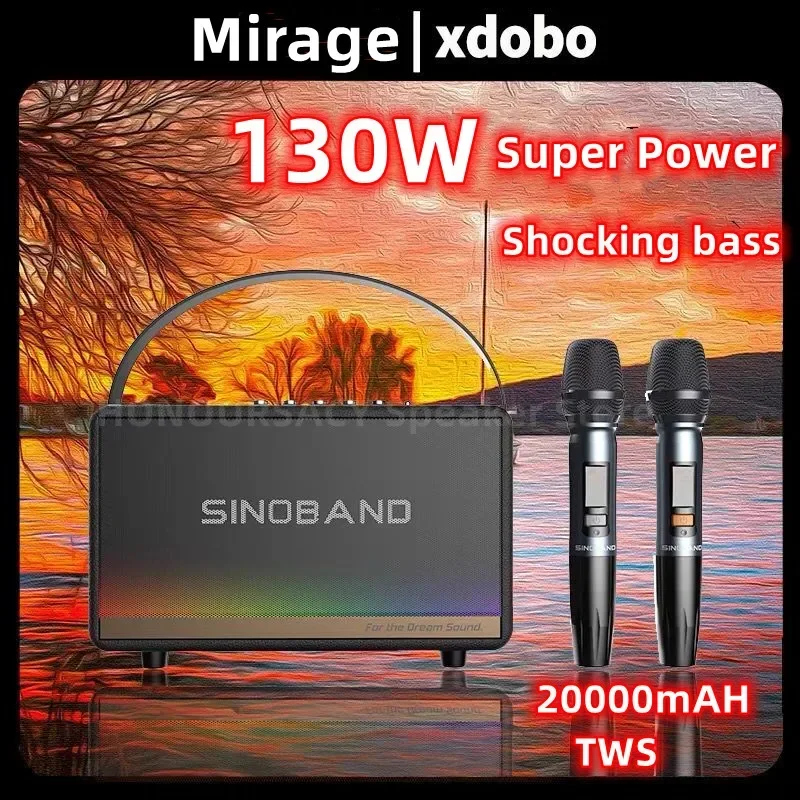 XDOBO Mirage 130W High Power Wireless Bluetooth Speaker 360 Stereo Surround 20000mAh Wireless Karaoke Audio Outdoor Subwoofer
XDOBO Mirage 130W High Power Wireless Bluetooth Speaker 360 Stereo Surround 20000mAh Wireless Karaoke Audio Outdoor Subwoofer