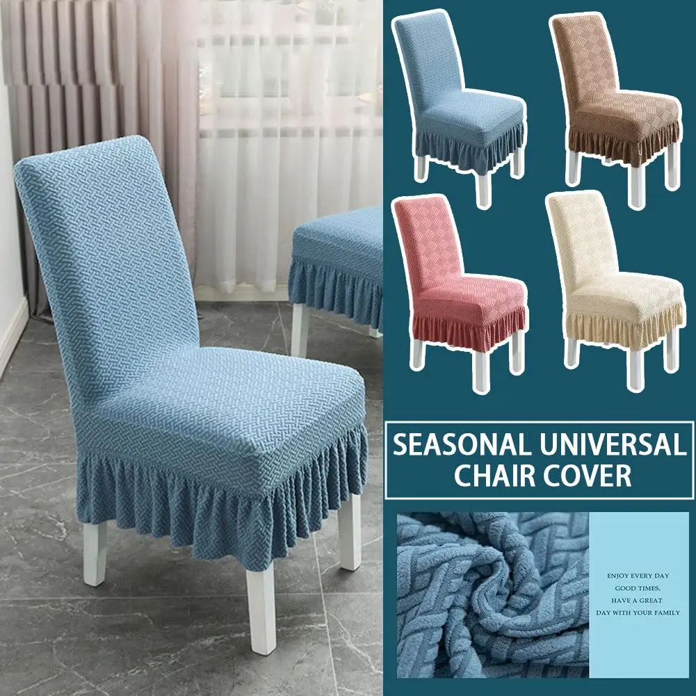 Chair Cover for Elastic Thickened Family Restaurant Knitted Solid Color Chair Seat Cover Seasonal universal chair cover
Chair Cover for Elastic Thickened Family Restaurant Knitted Solid Color Chair Seat Cover Seasonal universal chair cover