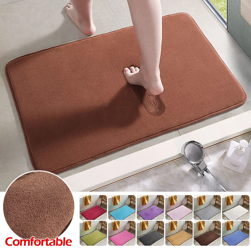 1pcs Soft Velvet Bath Mat Non-slip Absorbent Bathroom Rug Carpet Home Kitchen Hotel Washable Floor Mats Entrance Door Mat 현관매트
1pcs Soft Velvet Bath Mat Non-slip Absorbent Bathroom Rug Carpet Home Kitchen Hotel Washable Floor Mats Entrance Door Mat 현관매트