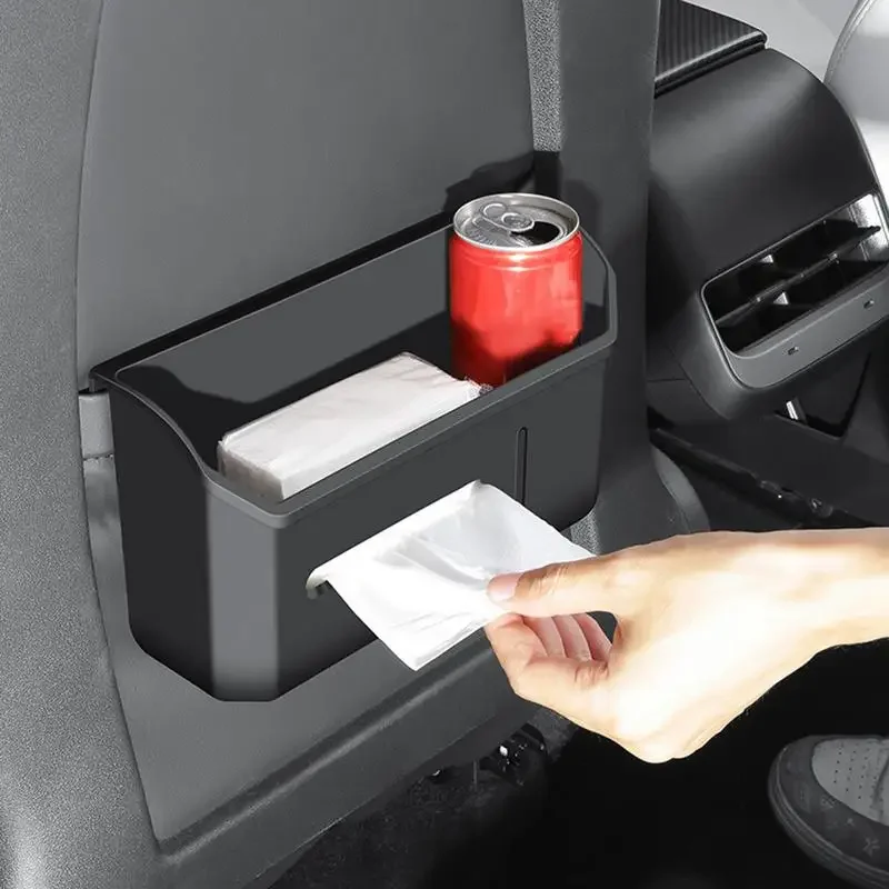 For Tesla Model 3 Y Rear Seat Back TPE Storage Box Water Cup Holder Tissue Box Garbage Storage Interior Car Accessories
For Tesla Model 3 Y Rear Seat Back TPE Storage Box Water Cup Holder Tissue Box Garbage Storage Interior Car Accessories