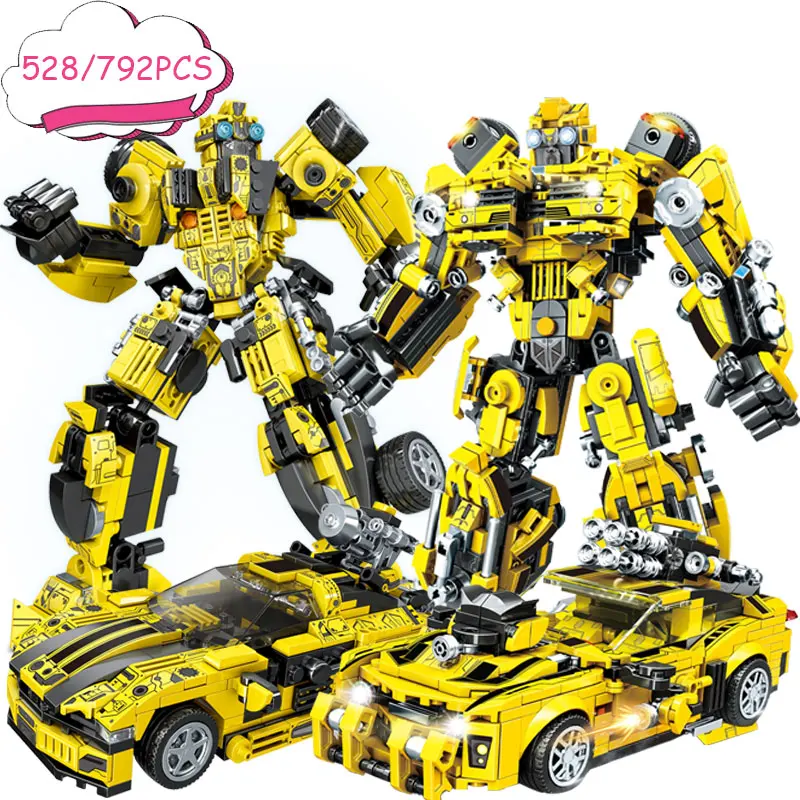 New 528PCS 2 In 1 Mech Deformation Robot Building Blocks Model Sets Transform Cars Bricks Birthday Toys Kids Children Gifts
New 528PCS 2 In 1 Mech Deformation Robot Building Blocks Model Sets Transform Cars Bricks Birthday Toys Kids Children Gifts