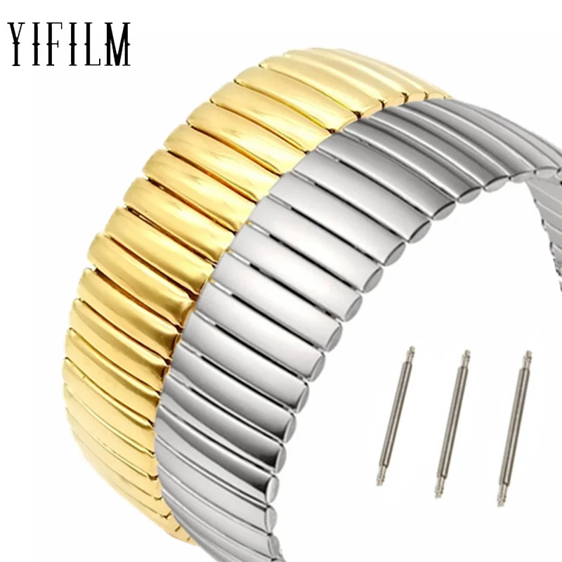 Metal Watch Band 12 14 16 18 20 22MM Stretch Expansion Stainless Steel Parts Watch Wrist Strap Bracelets Accessories +Spring Bar
Metal Watch Band 12 14 16 18 20 22MM Stretch Expansion Stainless Steel Parts Watch Wrist Strap Bracelets Accessories +Spring Bar