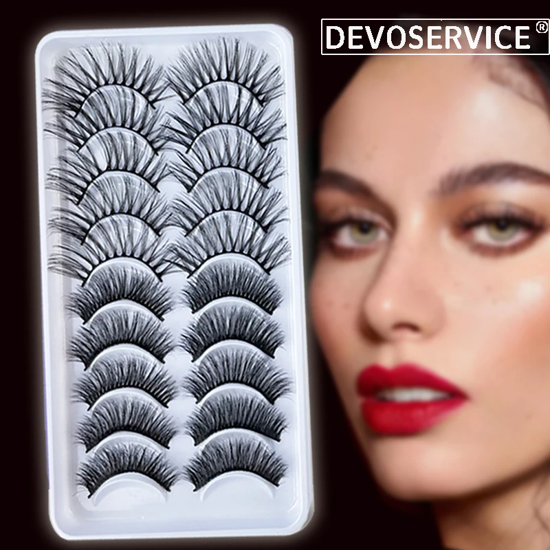 3D Mink False Eyelashes 10 Pairs Combo Natural Thick Long Faux Eyelash Fluffy Soft Lashes Reusable Lashes Makeup Wholesale
3D Mink False Eyelashes 10 Pairs Combo Natural Thick Long Faux Eyelash Fluffy Soft Lashes Reusable Lashes Makeup Wholesale