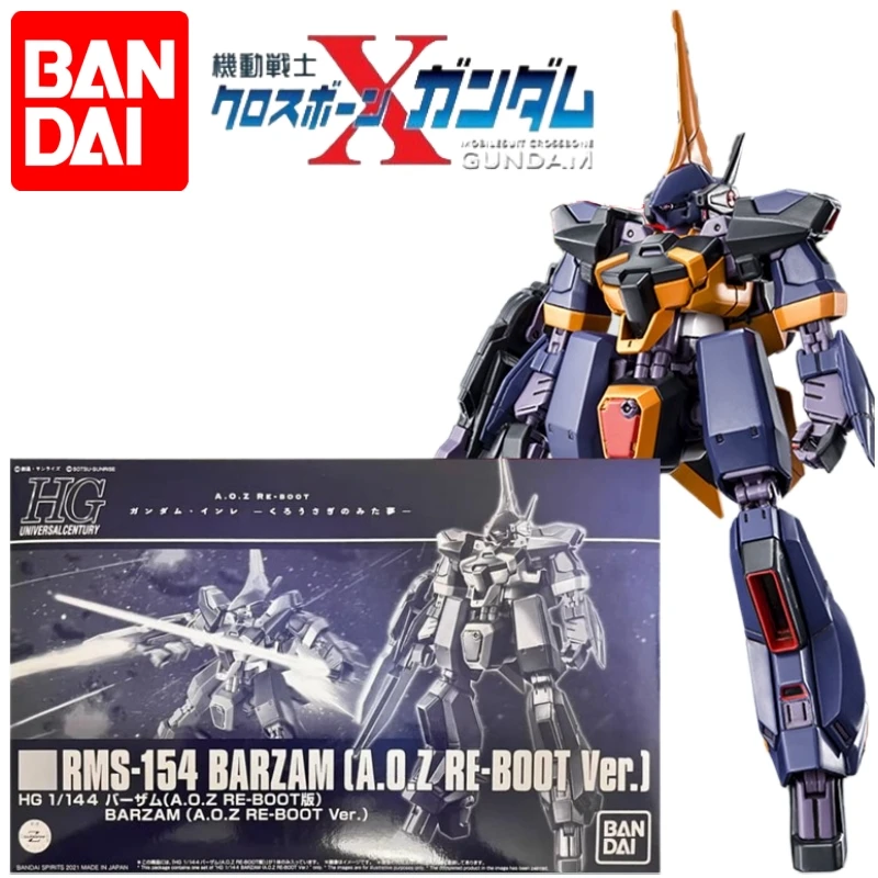 Bandai Original Gundam Model Kit Anime Figure Barzam Rms-154 Hguc 1/144 Action Figures Collectible Ornaments Kids Toys Gifts
Bandai Original Gundam Model Kit Anime Figure Barzam Rms-154 Hguc 1/144 Action Figures Collectible Ornaments Kids Toys Gifts