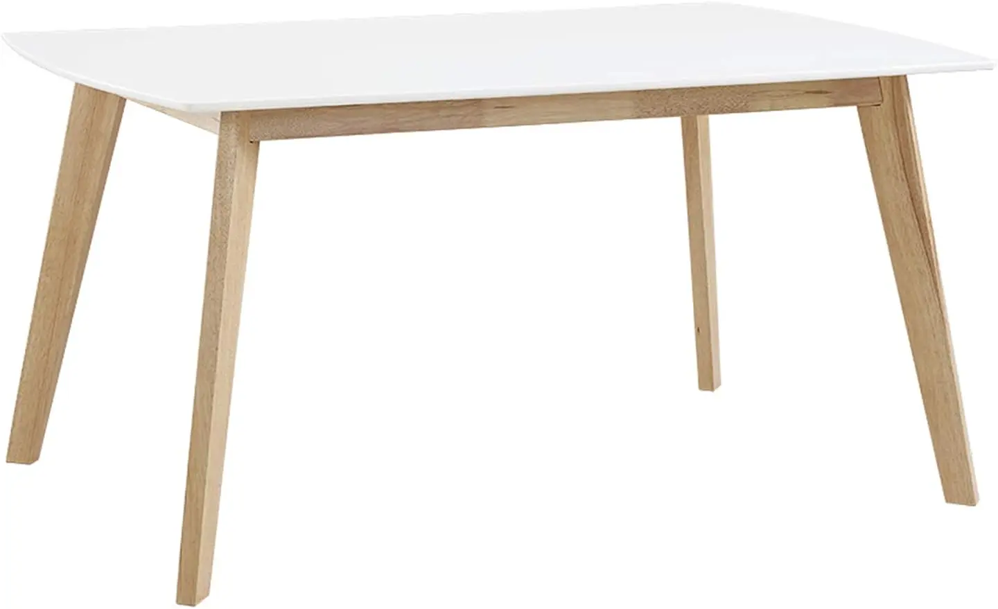 Walker Edison Mid Century Modern Wood Table Dining Room Kitchen Set Dining Chairs, 60 Inch, 6 Person , White and Natural
Walker Edison Mid Century Modern Wood Table Dining Room Kitchen Set Dining Chairs, 60 Inch, 6 Person , White and Natural