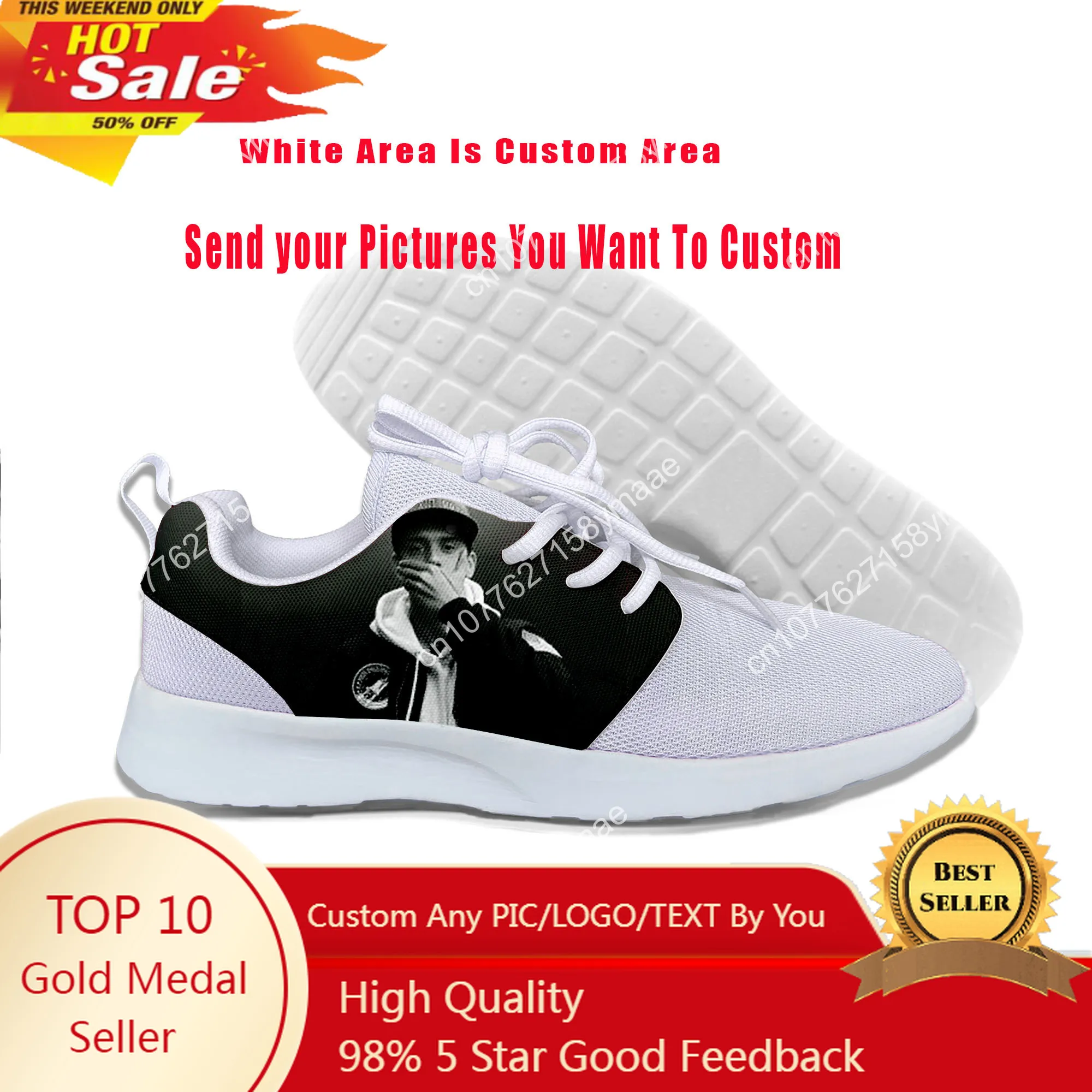 Hot Cool Fashion Summer High Quality Sneakers Handiness Latest Sports Shoes Men Women Hip-hop Rap Music Logic Mesh Running Shoes
Hot Cool Fashion Summer High Quality Sneakers Handiness Latest Sports Shoes Men Women Hip-hop Rap Music Logic Mesh Running Shoes