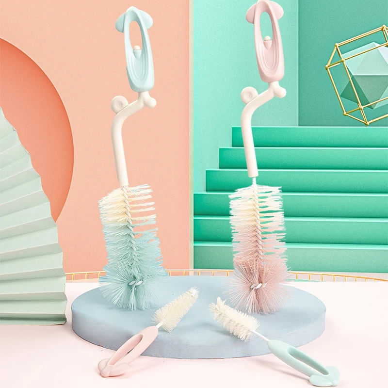 2Pcs Bottle Cleaning Brush Set Handheld 360 Degree Rotating Glass Cup Washing Kitchen BPA Free Baby Bottle Cleaner Cleaning Tool
2Pcs Bottle Cleaning Brush Set Handheld 360 Degree Rotating Glass Cup Washing Kitchen BPA Free Baby Bottle Cleaner Cleaning Tool