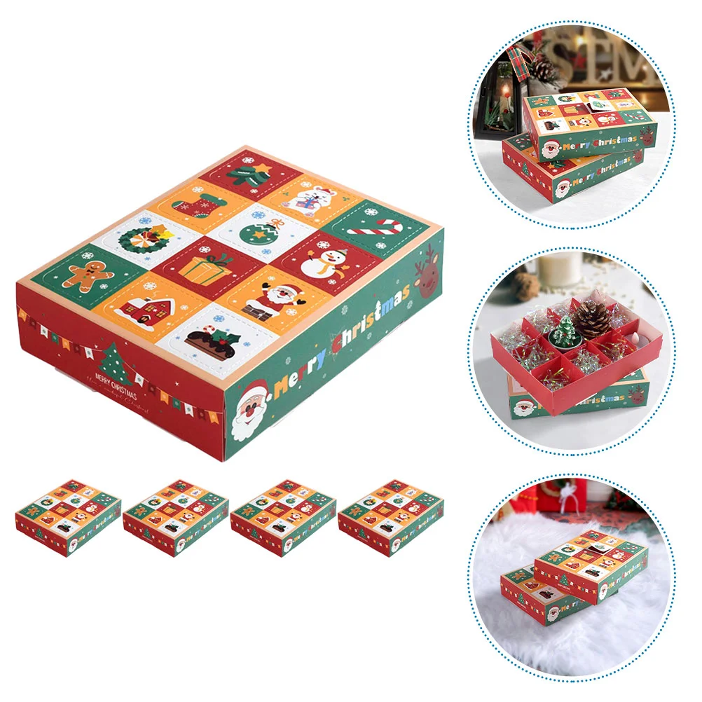 5pcs Empty Gift Box Christmas Gift Wrapping Box Festive Xmas Gift Candy Packing Box
5pcs Empty Gift Box Christmas Gift Wrapping Box Festive Xmas Gift Candy Packing Box