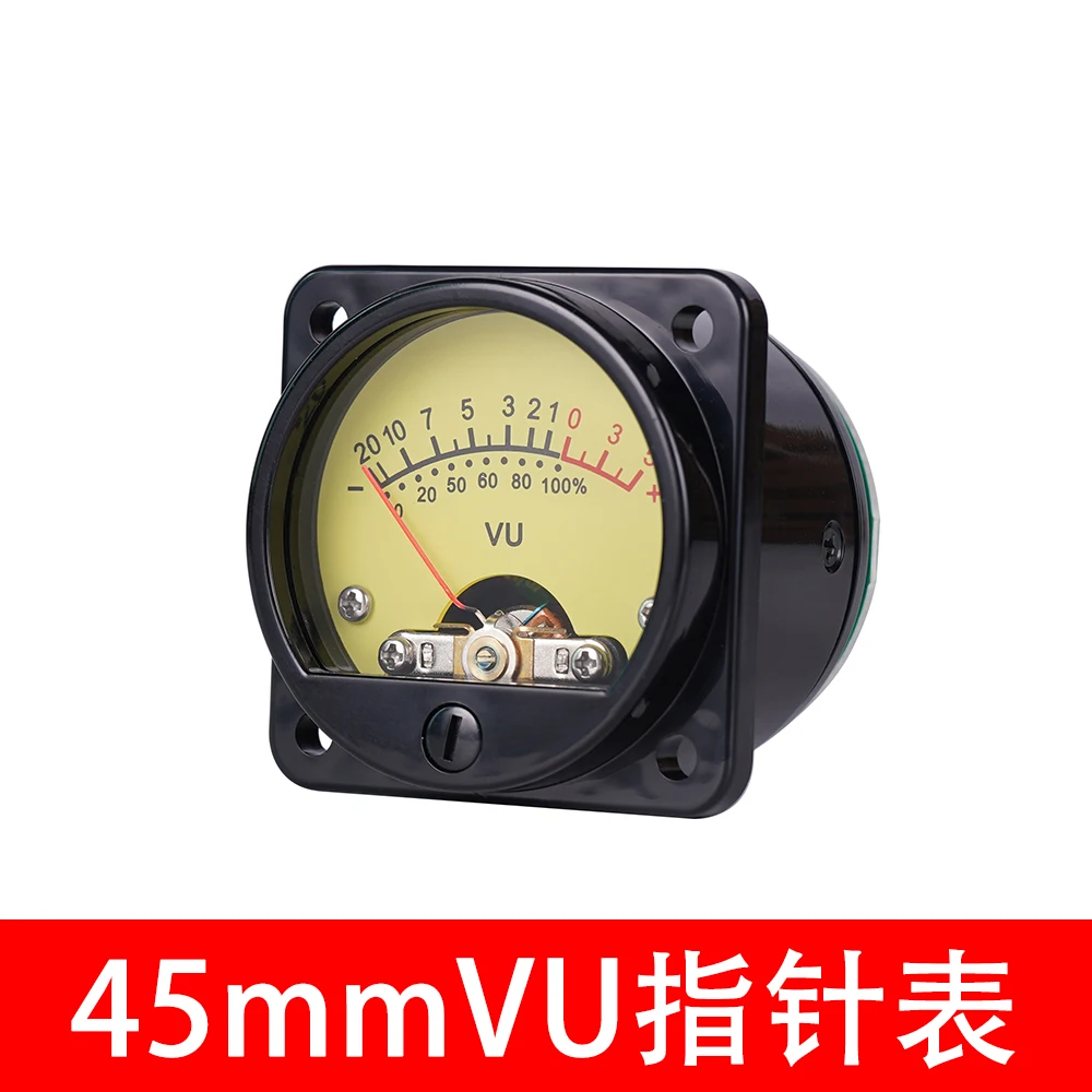 VU Meter Head 45mm Level Meter Strap LED Yellow Backlight Pointer Type Biliary Amplifier Output with Dedicated Driver Board
VU Meter Head 45mm Level Meter Strap LED Yellow Backlight Pointer Type Biliary Amplifier Output with Dedicated Driver Board