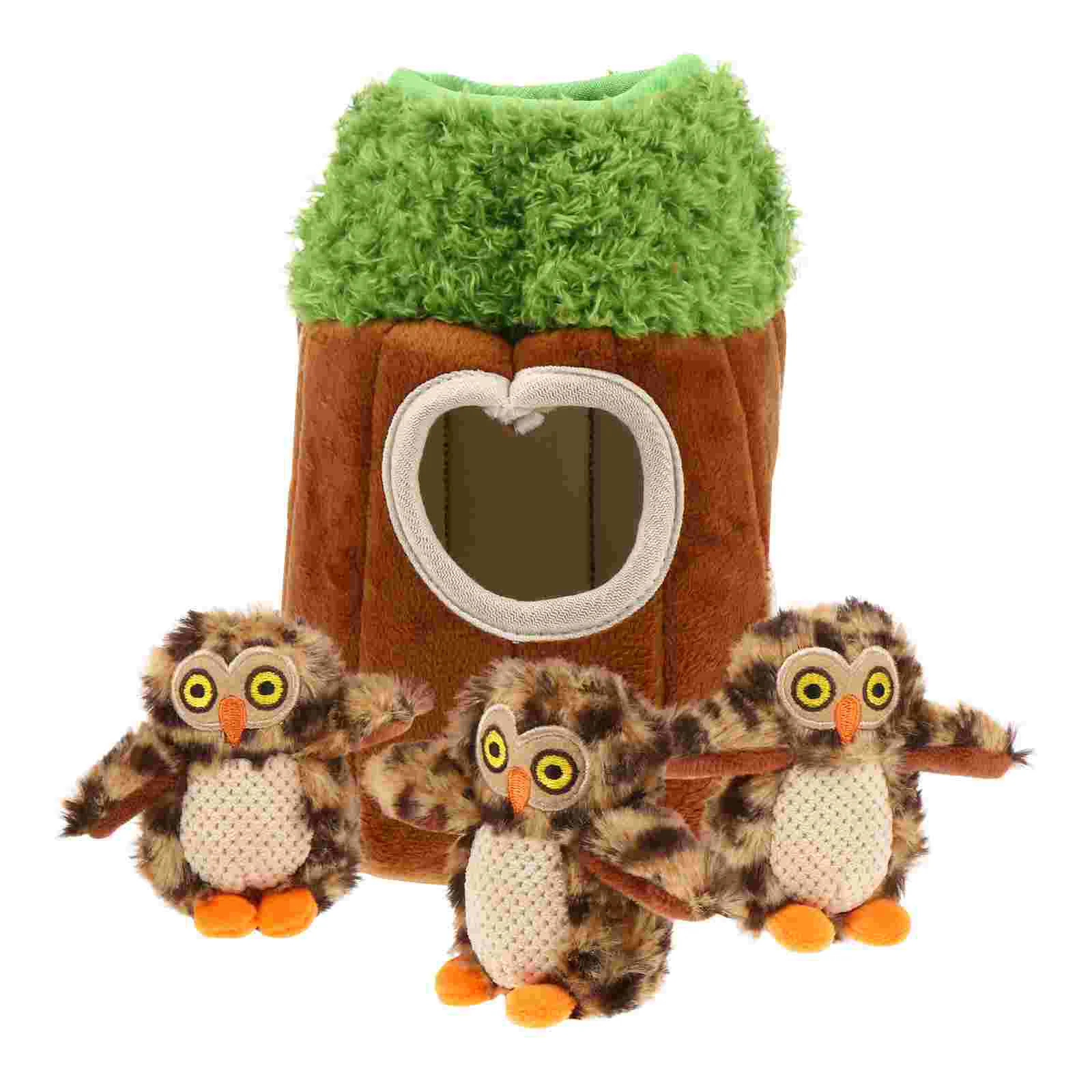Stuffed Animals Dog Squeaky Toy Including 3Pcs Stuffed Animal Toys 1Pc Plush Tree Cave Hide Seek Puzzle Interactive Dog Toys
Stuffed Animals Dog Squeaky Toy Including 3Pcs Stuffed Animal Toys 1Pc Plush Tree Cave Hide Seek Puzzle Interactive Dog Toys