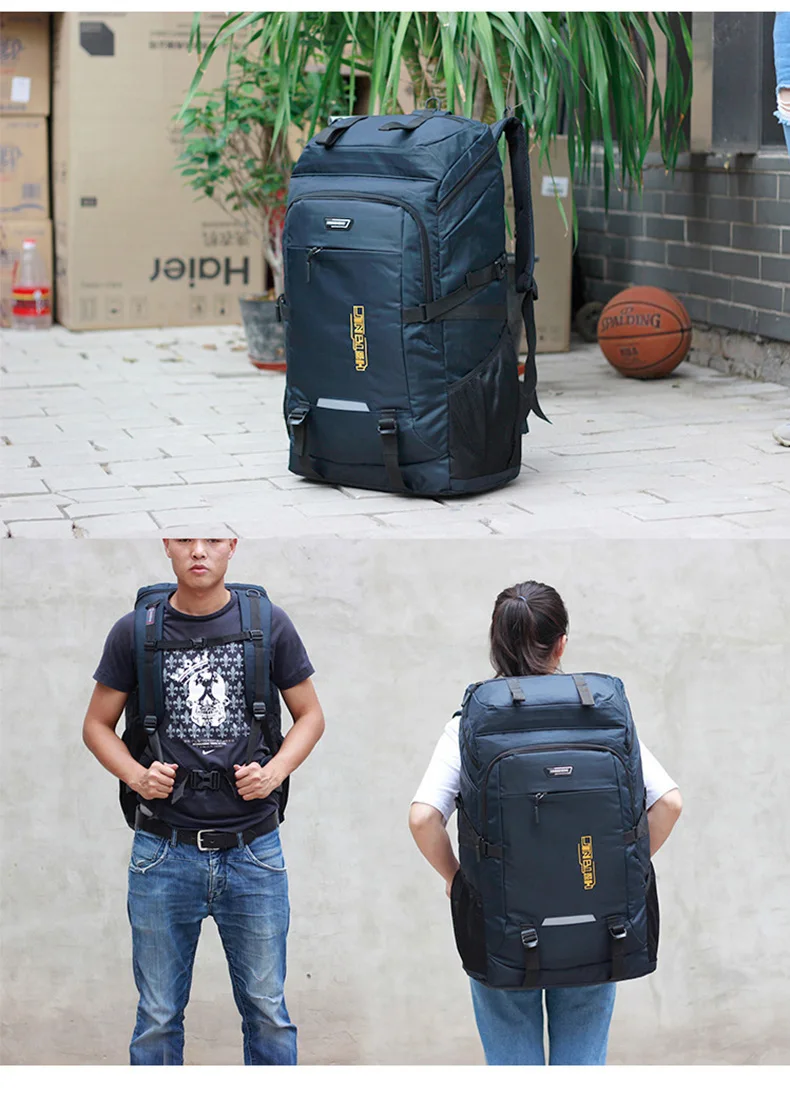 Hiking Travel Bag Laptop Backpack 80L Outdoor Camping Waterproof Men Large Capacity Unisex Mountaineering Climbing Backpacks Man Hiking Travel Bag Laptop Backpack 80L Outdoor Camping Waterproof Men Large Capacity Unisex Mountaineering Climbing Backpacks Man