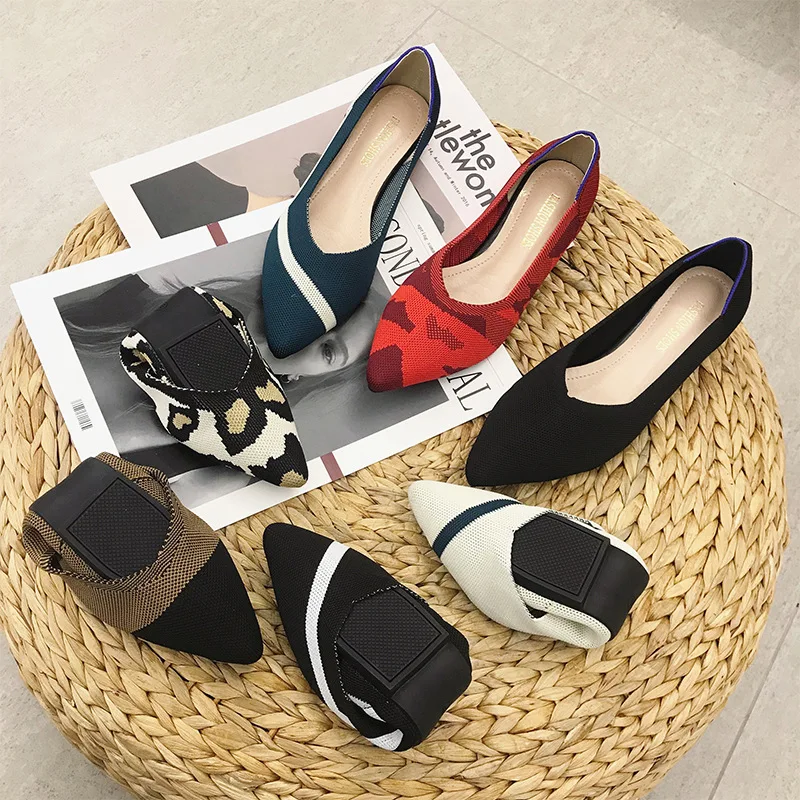 New woven flying egg roll shoes women's pointed soft sole comfortable women's shoes large size casual shoes women's style
New woven flying egg roll shoes women's pointed soft sole comfortable women's shoes large size casual shoes women's style