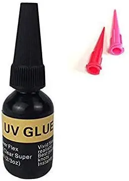 

Riverruns UV Clear Glue Super Flew Fly Tying for Building Flies Flies Heads Bodies and Wings Tack Free