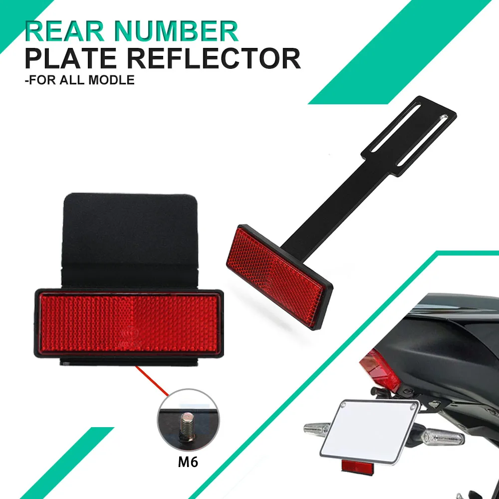 

Rear Number Plate Reflector License Holder Extend Tail Reflector CRF300L RALLY For Honda CRF300 CRF 300 L RL FZ1/FZ6 S/N