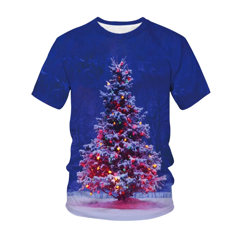 Summer Special Christmas Tree Quick-Dry Men's T-shirt Hip Hop 3D Print Personality Neck Short Sleeve Fashion Clothes
Summer Special Christmas Tree Quick-Dry Men's T-shirt Hip Hop 3D Print Personality Neck Short Sleeve Fashion Clothes