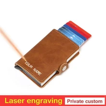 Free Engraving Name Men Credit Card Holder Carbon Fiber Women Card Wallet Small Rfid Blocking Male Purse ID Card Wallet
Free Engraving Name Men Credit Card Holder Carbon Fiber Women Card Wallet Small Rfid Blocking Male Purse ID Card Wallet